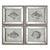 Uttermost Mirrored Fish Framed prints Set of 4 | Modishstore | Wall Art-2