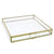 HomArt Monroe Flat Square Box - Brass - Med - Set of 2-5