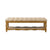 A&B Home Khaki Upholstered Bench