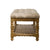 A&B Home Khaki Upholstered Bench