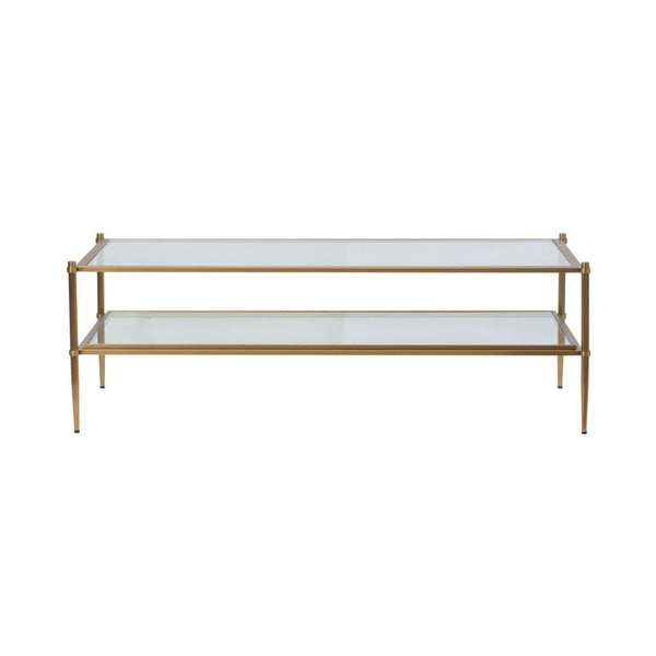 A&B Home Modern Brass Coffee Table