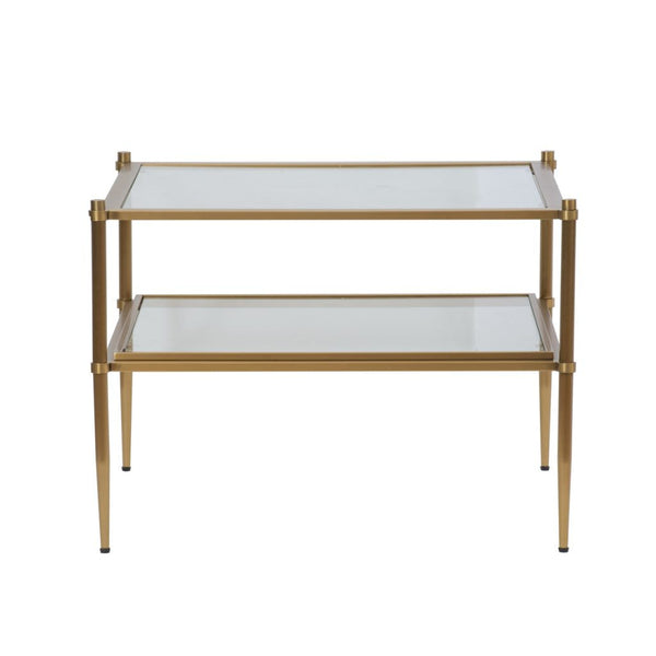 A&B Home Brass Side Table