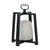 A&B Home Glossy White Lantern With Black Frame