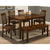 Jofran Simplicity Caramel Rectangle Dining Table