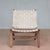 Masaya Lounge Chair - Natural Leather And Royal Mahogany