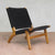 Masaya Lounge Chair - Black Handwoven Manila And Teak