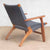 Masaya Abuelo Lounge Chair - Charcoal Handwoven Manila & Royal Mahogany