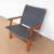 Masaya Abuelo Lounge Chair - Charcoal Handwoven Manila & Royal Mahogany