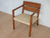 Masaya Managua Arm Chair - Natural Leather And Royal Mahogany