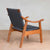 Masaya Izapa Woven Arm Chair - Charcoal