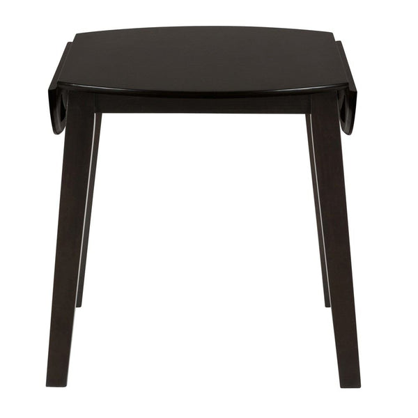 Jofran Simplicity Espresso Round Drop-leaf Table