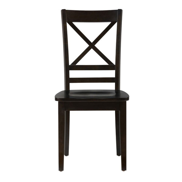 Jofran Simplicity Espresso X Back Chair