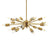 Modway Resolve Brass Pendant Chandelier | Chandeliers | Modishstore-4