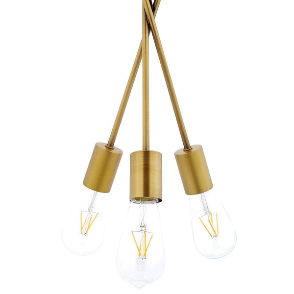 Modway Strive Brass Pendant Chandelier | Chandeliers | Modishstore-3