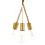 Modway Strive Brass Pendant Chandelier | Chandeliers | Modishstore-3