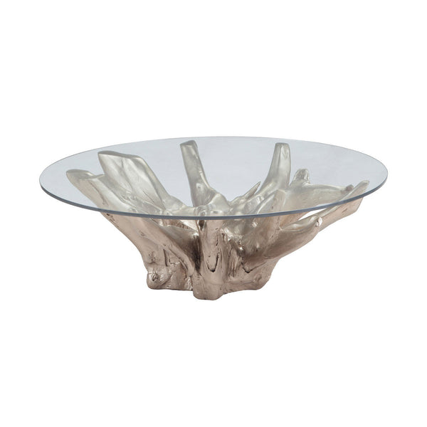 Dimond Home Champagne Teak Root Coffee Table | Modishstore | Coffee Tables