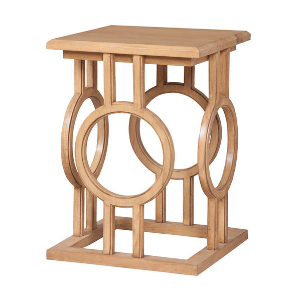 Guild Master Circle Cut Out Accent Table | Modishstore | Accent Tables