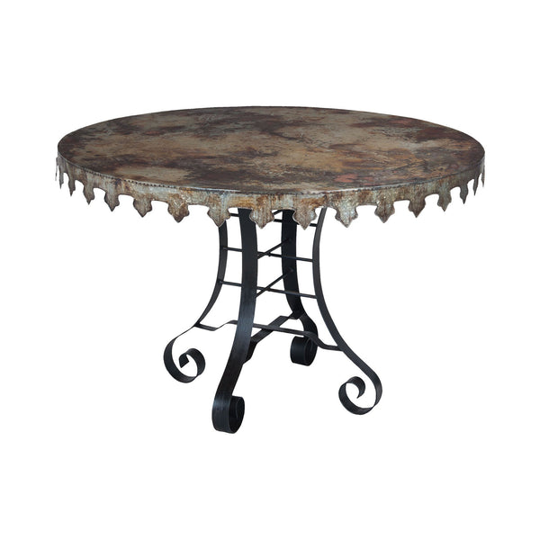 Guild Master Reclaimed Tin Bistro Table | Modishstore | Side Tables