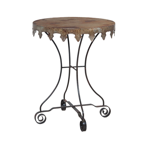 Guild Master Reclaimed Tin Bistro Table-2