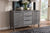 Baxton Studio Nash Rustic Platinum Wood 3-Drawer Sideboard Buffet | Modishstore | Drawers