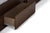 baxton studio macey modern and contemporary dark grey fabric upholstered walnut finished king size storage platform bed | Modish Furniture Store-8