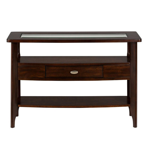 Jofran Montego Merlot Sofa/Media Table