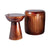 Pomeroy Truffle Set of 2 Table And Barrel Stool | Modishstore | Stools & Benches