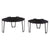 Zuo Nesting Coffee Tables Black - Set Of 2 | Coffee Tables | Modishstore