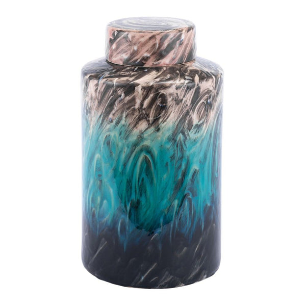 Zuo Artsy Jar Mystic Green | Jars & Canisters | Modishstore