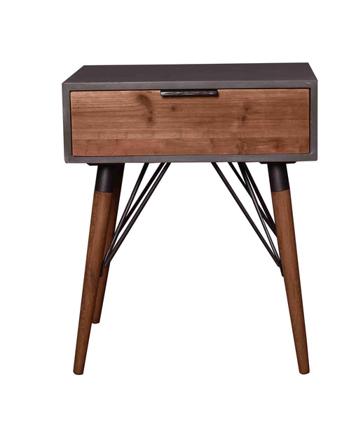 Screen Gems Pastoral Loft Wooden Bedstand/End Table - AF-124 | End Tables | Modishstore-2