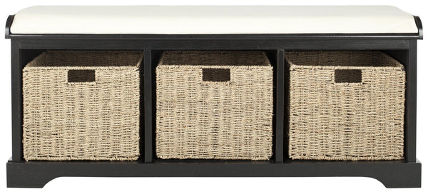 Safavieh Lonan  Wicker Storage Bench | Stools & Benches |  Modishstore  - 16