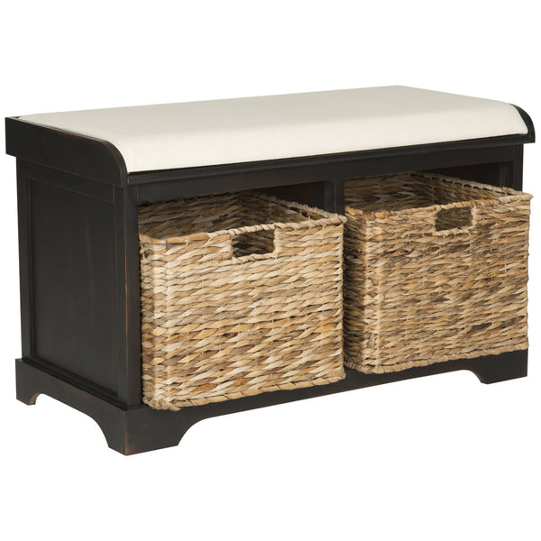 Safavieh Freddy Wicker Storage Bench | Stools & Benches |  Modishstore  - 7