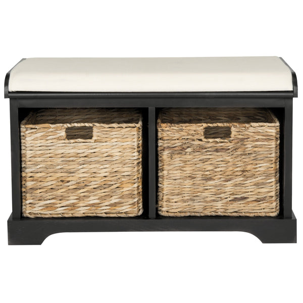 Safavieh Freddy Wicker Storage Bench | Stools & Benches |  Modishstore  - 8