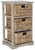 Safavieh Halle 3 Wicker Basket Storage Side Table | Side Tables |  Modishstore  - 20