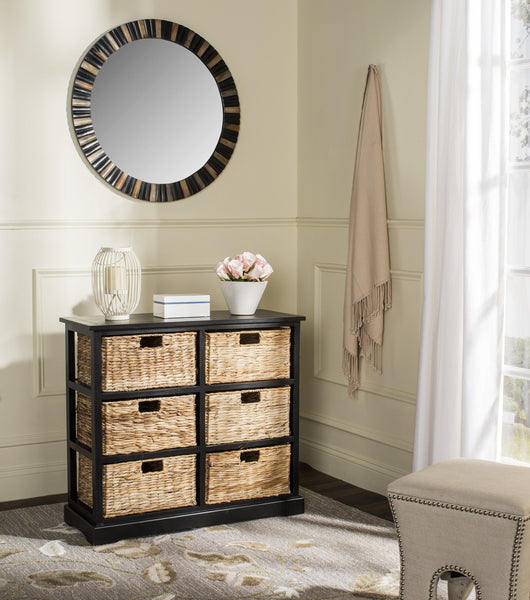 Safavieh Keenan 6 Wicker Basket Storage Chest | Cabinets |  Modishstore 