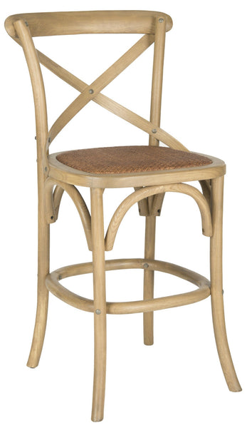 Safavieh Franklin X Back Counter Stool | Counter Stools |  Modishstore  - 4