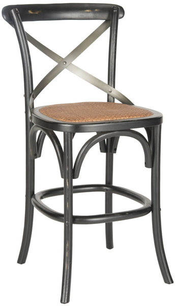 Safavieh Eleanor X Back Counter Stool | Counter Stools |  Modishstore  - 3