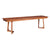 Moe's Home Collection Godenza Bench Walnut | Modishstore | Stools & Benches