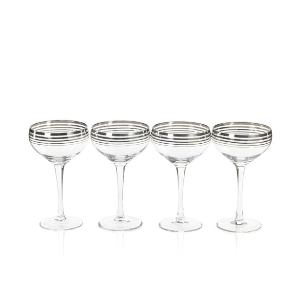 Zodax Sardinia Champagne Coupes | Drinkware | Modishstore-3