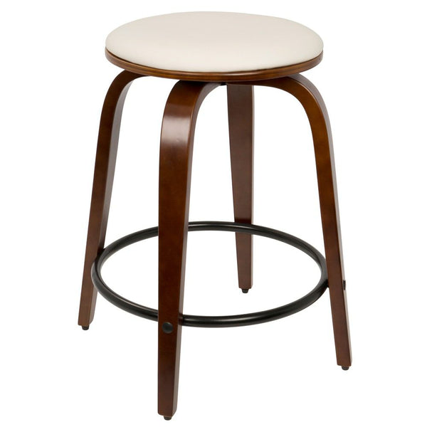 LumiSource Porto Counter Stools with Swivel - Set Of 2-6