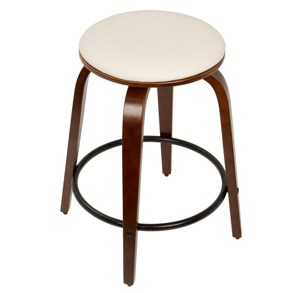 LumiSource Porto Counter Stools with Swivel - Set Of 2-5