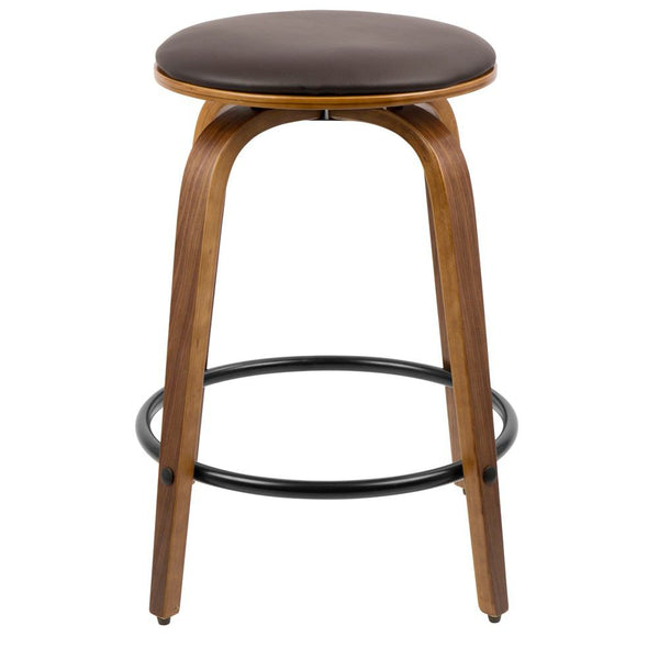 LumiSource Porto Counter Stools with Swivel - Set Of 2-9