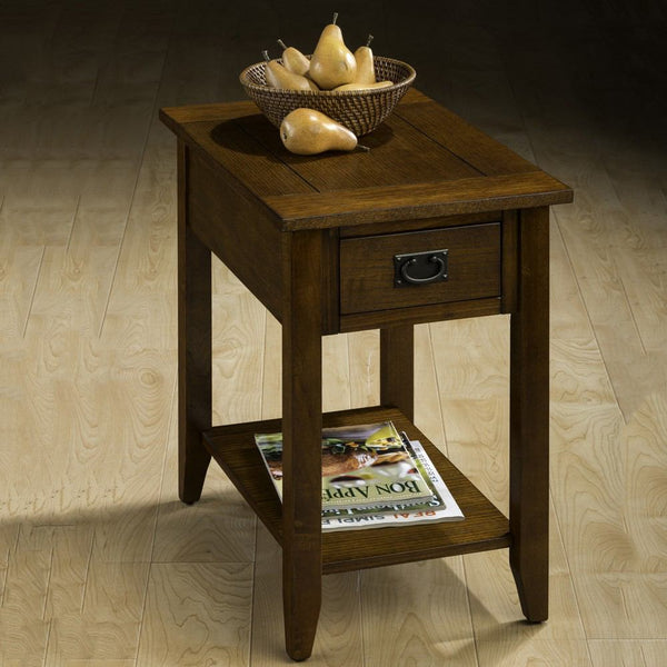 Jofran Mission Oak Chairside Table