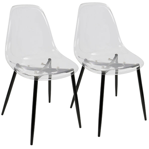 LumiSource Clara Dining Chair - Set of 2