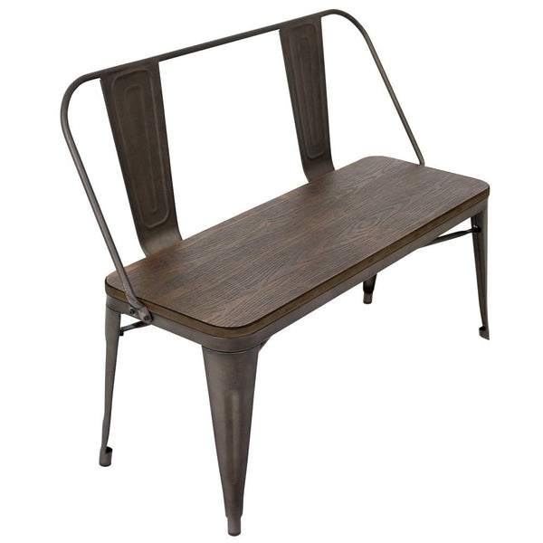 LumiSource Oregon Dining Set - Bench-5