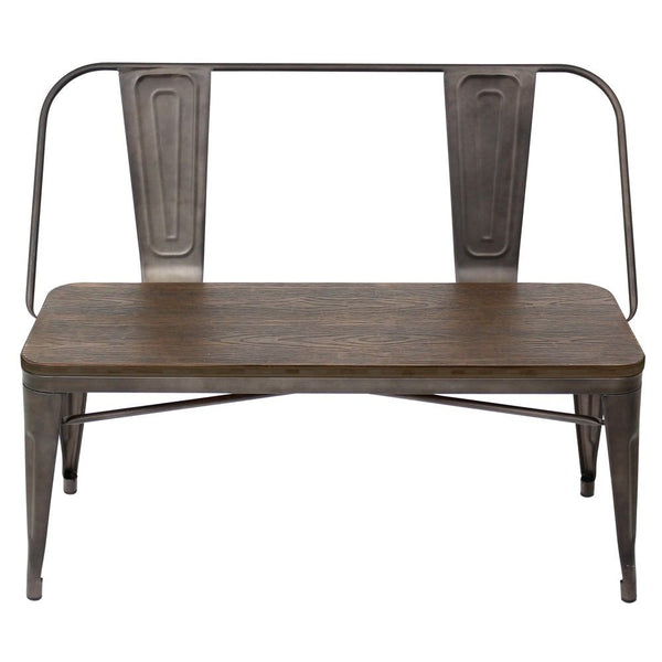 LumiSource Oregon Dining Set - Bench-3