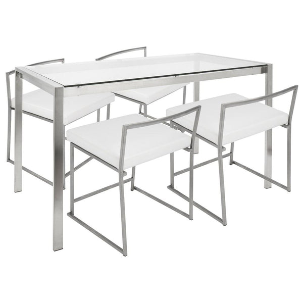 LumiSource Fuji Dining Set | Modishstore | Dining Sets