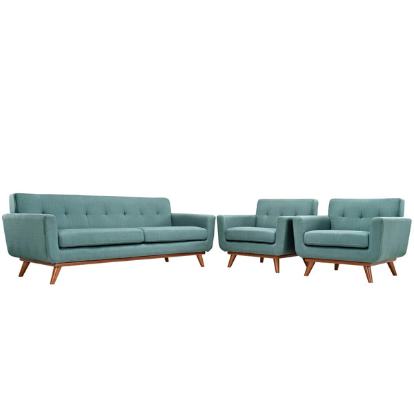 Modway Engage Armchairs and Sofa - Set of 3 | Sofas | Modishstore-3