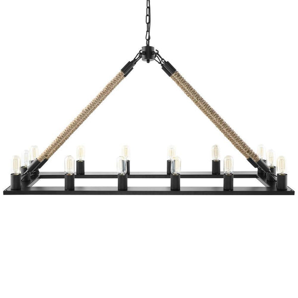 Modway Bridge Chandelier - Black | Chandeliers | Modishstore-3