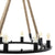 Modway Encircle Chandelier - Black | Chandeliers | Modishstore-2